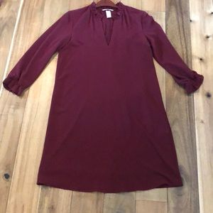 Burgundy H&M Dress